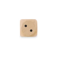 Kép 8/9 - DADIN Schima fa dobókocka 3 cm, fa