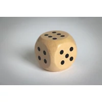 Kép 9/9 - DADIN Schima fa dobókocka 3 cm, fa