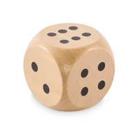 Kép 5/8 - DADO Schima fa dobókocka 5 cm, fa