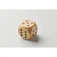 Kép 6/8 - DADO Schima fa dobókocka 5 cm, fa