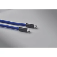 Kép 4/5 - COCHARGE 60W töltő-/adatkábel nyakpánt, királykék