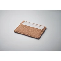Kép 5/7 - WALLK RFID parafa kártyatartó, bézs