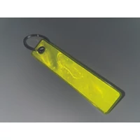 Kép 3/3 - KEYFLECT Fényvisszaverő kulcstartó, PVC, neonsárga