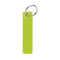 Kép 1/3 - KEYFLECT Fényvisszaverő kulcstartó, PVC, neonsárga