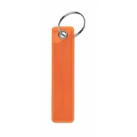Kép 1/2 - KEYFLECT Fényvisszaverő kulcstartó, PVC, neon narancssárga