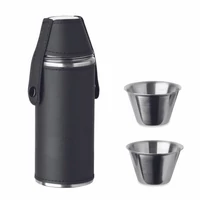 Kép 1/9 - COCOON Italtartó poharakkal, 230 ml, fekete