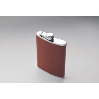 Kép 5/7 - SLIMMY Italtartó laposüveg 200 ml, barna