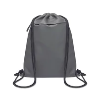 Kép 1/4 - BANGKOK BAG Húzózsinóros táska, 600D RPET, kőszürke