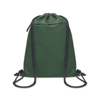 Kép 1/4 - BANGKOK BAG Húzózsinóros táska, 600D RPET, sötétzöld