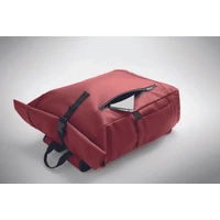 Kép 10/12 - BANGKOK ROLL Rolltop laptop hátizsák 600D, bordó
