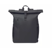 Kép 11/11 - BANGKOK ROLL Rolltop laptop hátizsák 600D, fekete