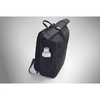 Kép 5/11 - BANGKOK ROLL Rolltop laptop hátizsák 600D, fekete