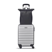 Kép 8/11 - BANGKOK ROLL Rolltop laptop hátizsák 600D, fekete