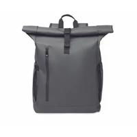 Kép 13/13 - BANGKOK ROLL Rolltop laptop hátizsák 600D, kőszürke