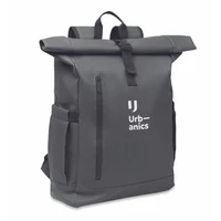 Kép 5/13 - BANGKOK ROLL Rolltop laptop hátizsák 600D, kőszürke