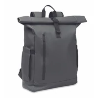 Kép 1/13 - BANGKOK ROLL Rolltop laptop hátizsák 600D, kőszürke