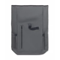 Kép 9/13 - BANGKOK ROLL Rolltop laptop hátizsák 600D, kőszürke