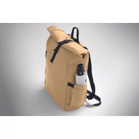 Kép 11/13 - BANGKOK ROLL Rolltop laptop hátizsák 600D, khaki
