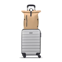 Kép 10/13 - BANGKOK ROLL Rolltop laptop hátizsák 600D, khaki