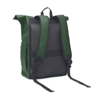 Kép 2/11 - BANGKOK ROLL Rolltop laptop hátizsák 600D, sötétzöld
