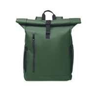 Kép 4/11 - BANGKOK ROLL Rolltop laptop hátizsák 600D, sötétzöld