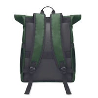 Kép 7/11 - BANGKOK ROLL Rolltop laptop hátizsák 600D, sötétzöld