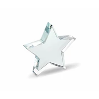 Kép 2/7 - STARWARD Csillag üveg díj/emlékplakett, áttetsző