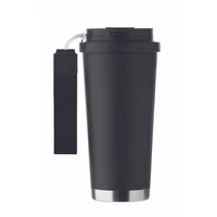 Kép 2/9 - TOPAZ LARGE Duplafalú pohár 500 ml, fekete