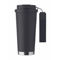Kép 4/9 - TOPAZ LARGE Duplafalú pohár 500 ml, fekete