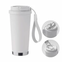 Kép 1/9 - TOPAZ LARGE Duplafalú pohár 500 ml, fehér