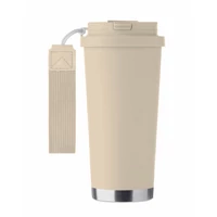 Kép 2/9 - TOPAZ LARGE Duplafalú pohár 500 ml, bézs