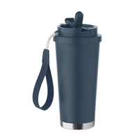 Kép 5/11 - TOPAZ LARGE Duplafalú pohár 500 ml, francia tengerészkék