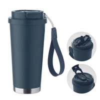 Kép 1/11 - TOPAZ LARGE Duplafalú pohár 500 ml, francia tengerészkék