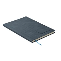 Kép 1/7 - TINTRAY A5 füstös színű PU notesz, kék