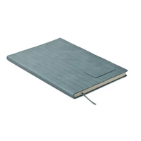 Kép 1/8 - TINTRAY A5 füstös színű PU notesz, petrolkék