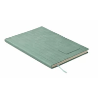 Kép 1/7 - TINTRAY A5 füstös színű PU notesz, mentazöld