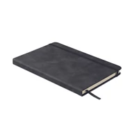 Kép 1/5 - TINT A5 füstös színű PU notesz, fekete