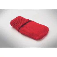 Kép 5/7 - WARMMUFF Kötött poliészter kézmelegítő, piros