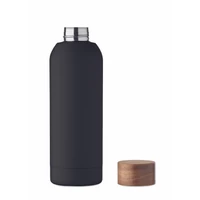 Kép 2/5 - GEISER Szimplafalú palack 700 ml, fekete