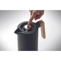 Kép 7/8 - SERVIR Duplafalú kancsó 1 l, fekete