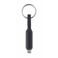 Kép 2/11 - KEYSTO 60W töltőkábel kulcstartó, fekete
