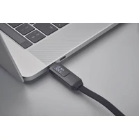 Kép 8/11 - KEYSTO 60W töltőkábel kulcstartó, fekete
