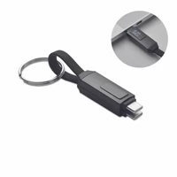 Kép 1/11 - KEYSTO 60W töltőkábel kulcstartó, fekete
