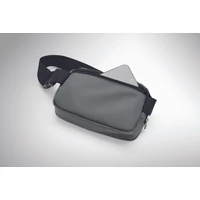 Kép 7/8 - KOROVIN WAIST 210D poliészter övtáska, kőszürke