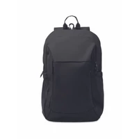 Kép 6/9 - KOROVIN 15 col puha PU laptop hátizsák, fekete