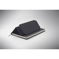 Kép 3/11 - RINBOOK A5 notesz telefontartóval, fekete