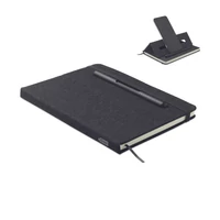 Kép 1/11 - RINBOOK A5 notesz telefontartóval, fekete