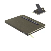 Kép 1/12 - RINBOOK A5 notesz telefontartóval, sötétzöld