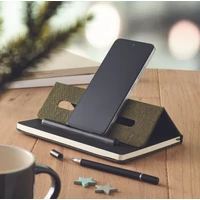 Kép 4/12 - RINBOOK A5 notesz telefontartóval, sötétzöld