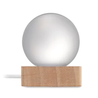 Kép 6/7 - LIGHT LED üveggömb, fa